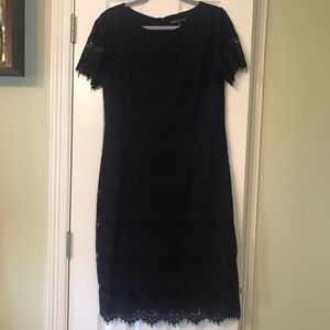 Preston & York Navy Lace Dress